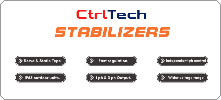 CtrlTech automatic voltage stabilizer